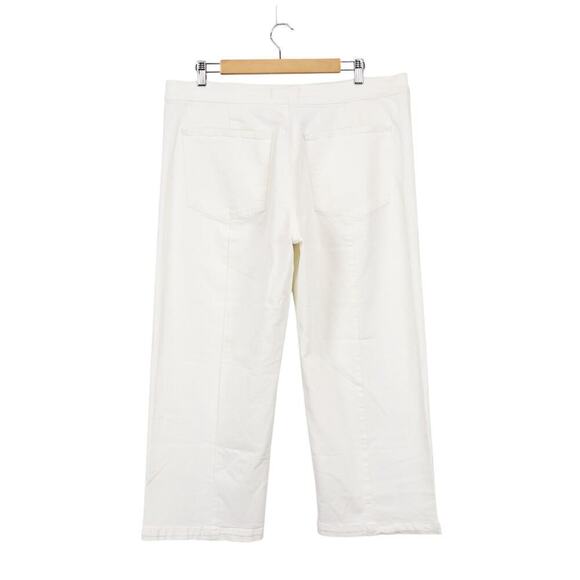 Madewell The Emmett Wide Leg Welt Pocket Jean Tile White Size 33 NWT - Picture 7 of 7